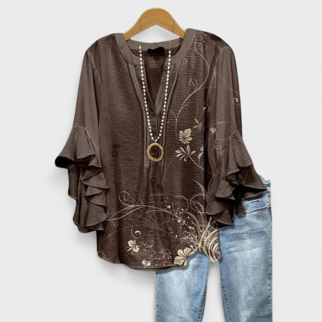 Women's Lightweight Elegant T-Shirt - Soft Summer Everyday Top