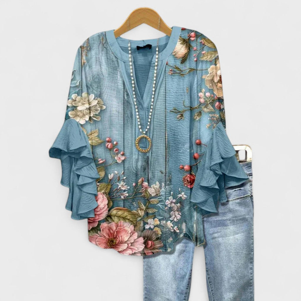 Women's Lightweight Elegant T-Shirt - Soft Summer Everyday Top