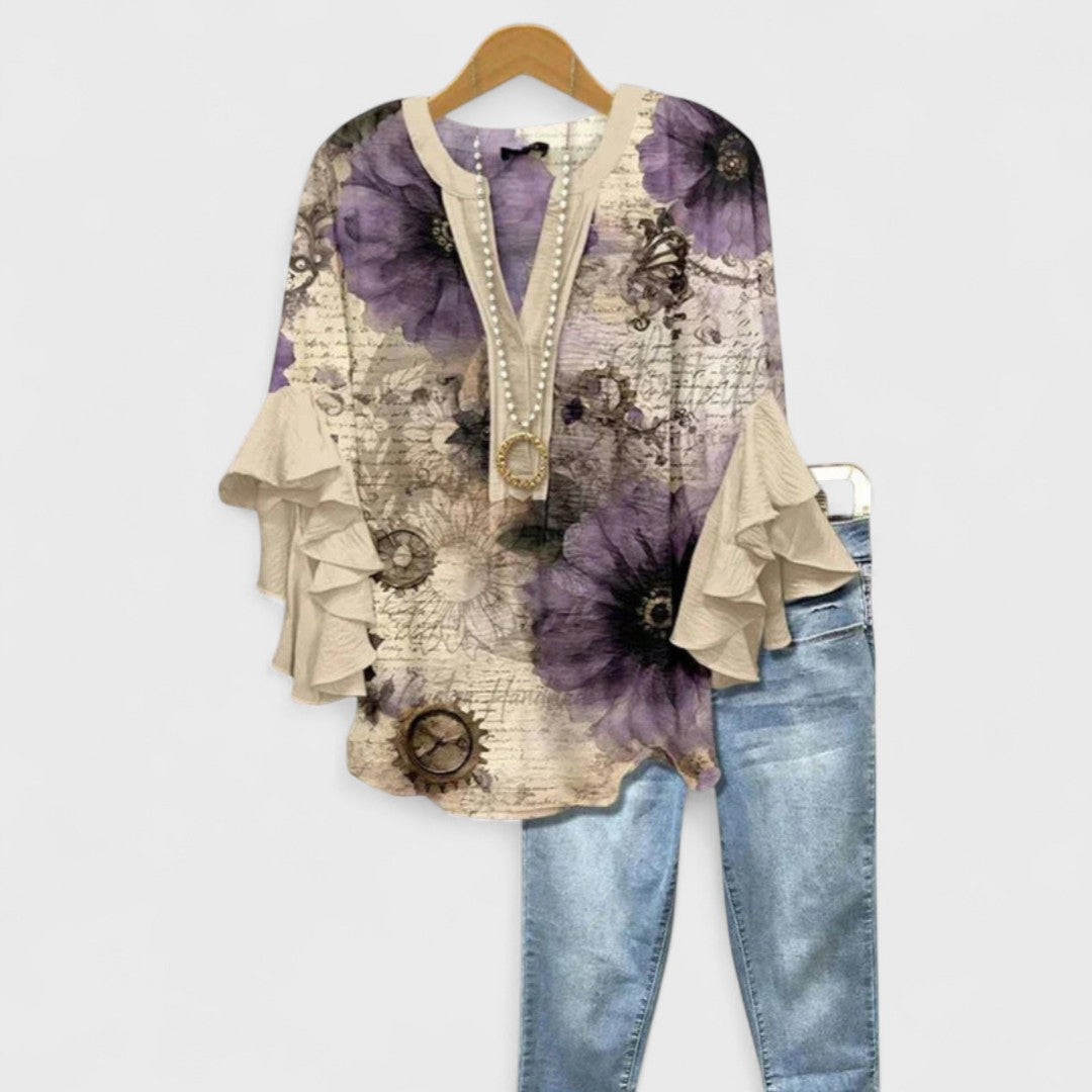 Women's Lightweight Elegant T-Shirt - Soft Summer Everyday Top