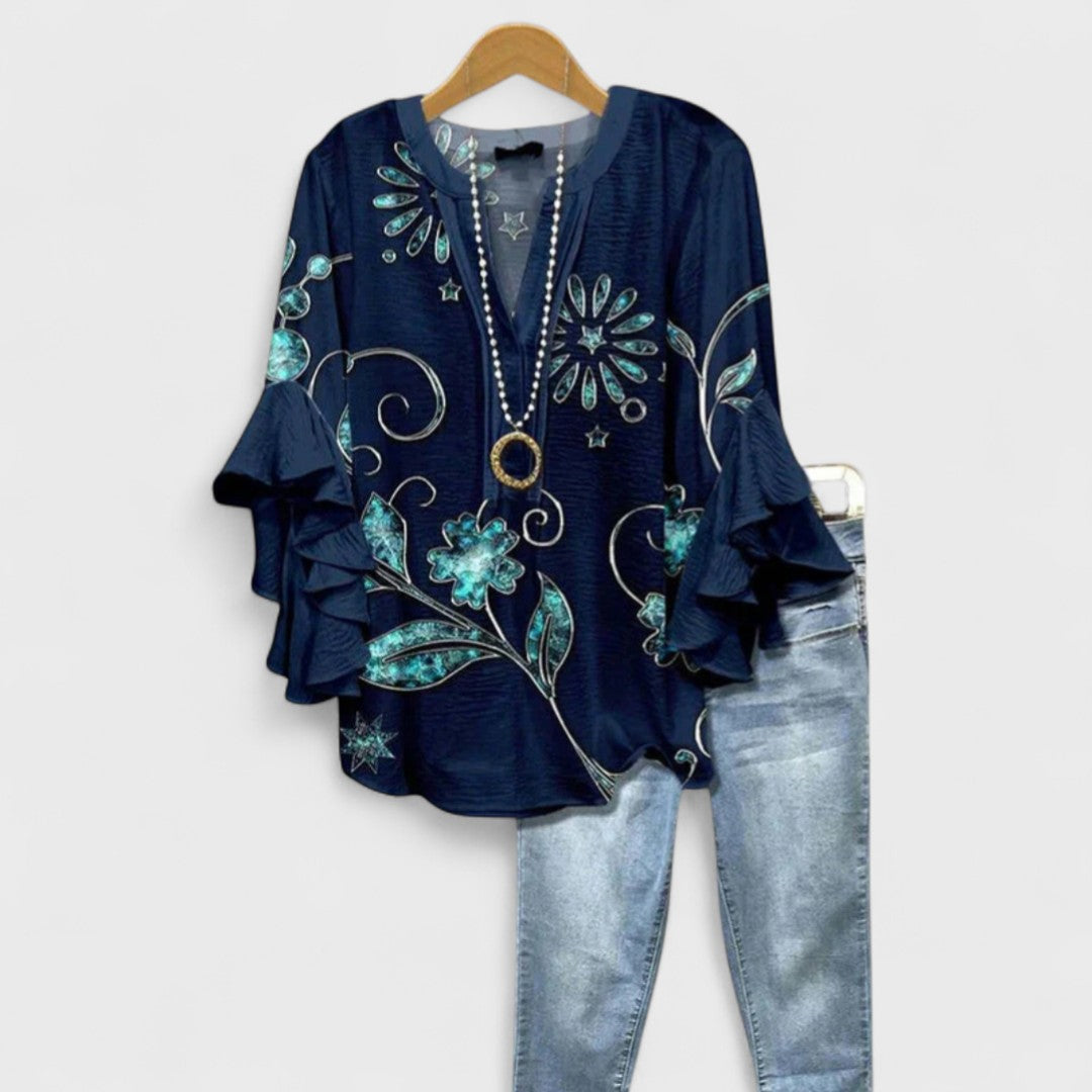 Women's Lightweight Elegant T-Shirt - Soft Summer Everyday Top