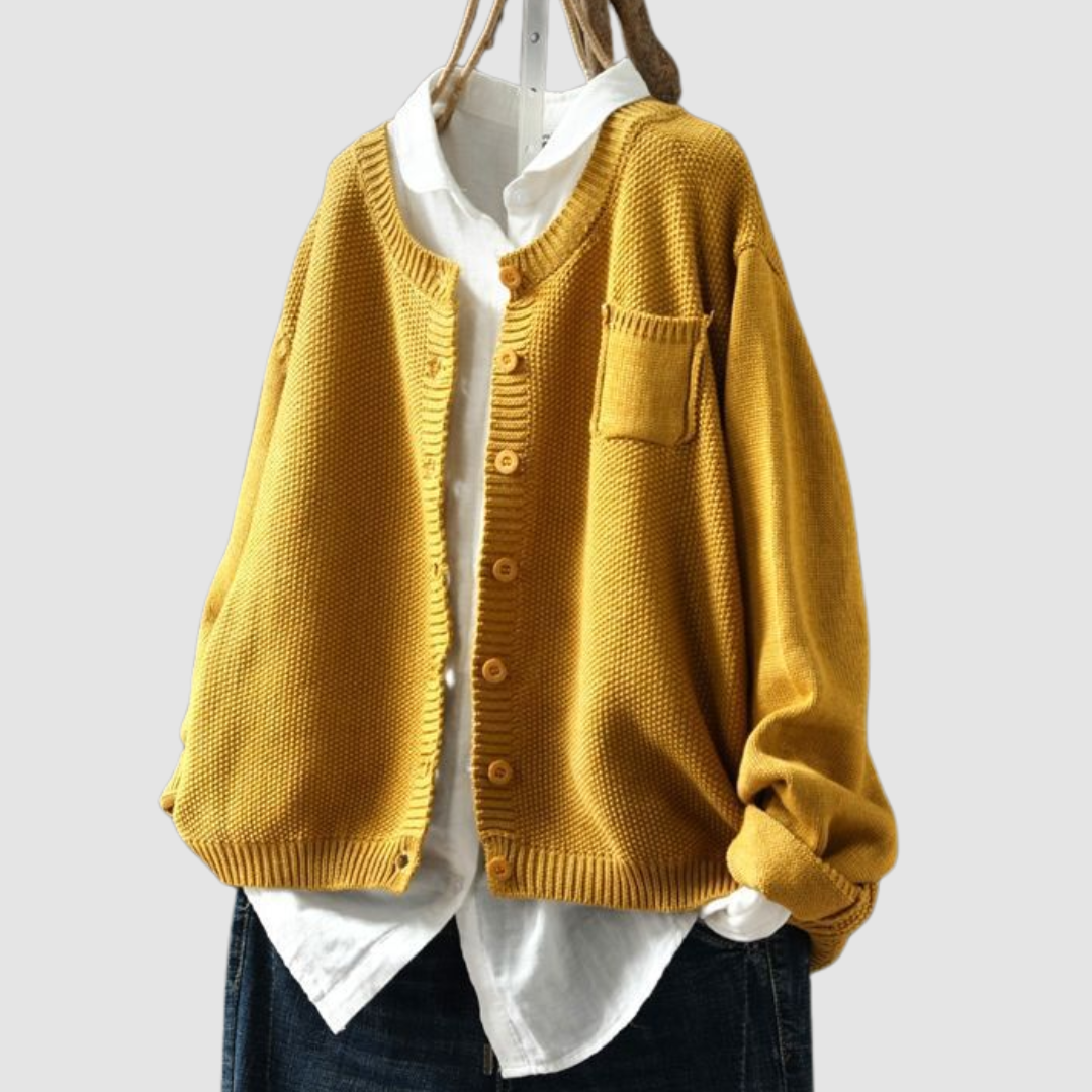 Women's Cozy Knit Cardigan - Soft Warm Everyday Layer