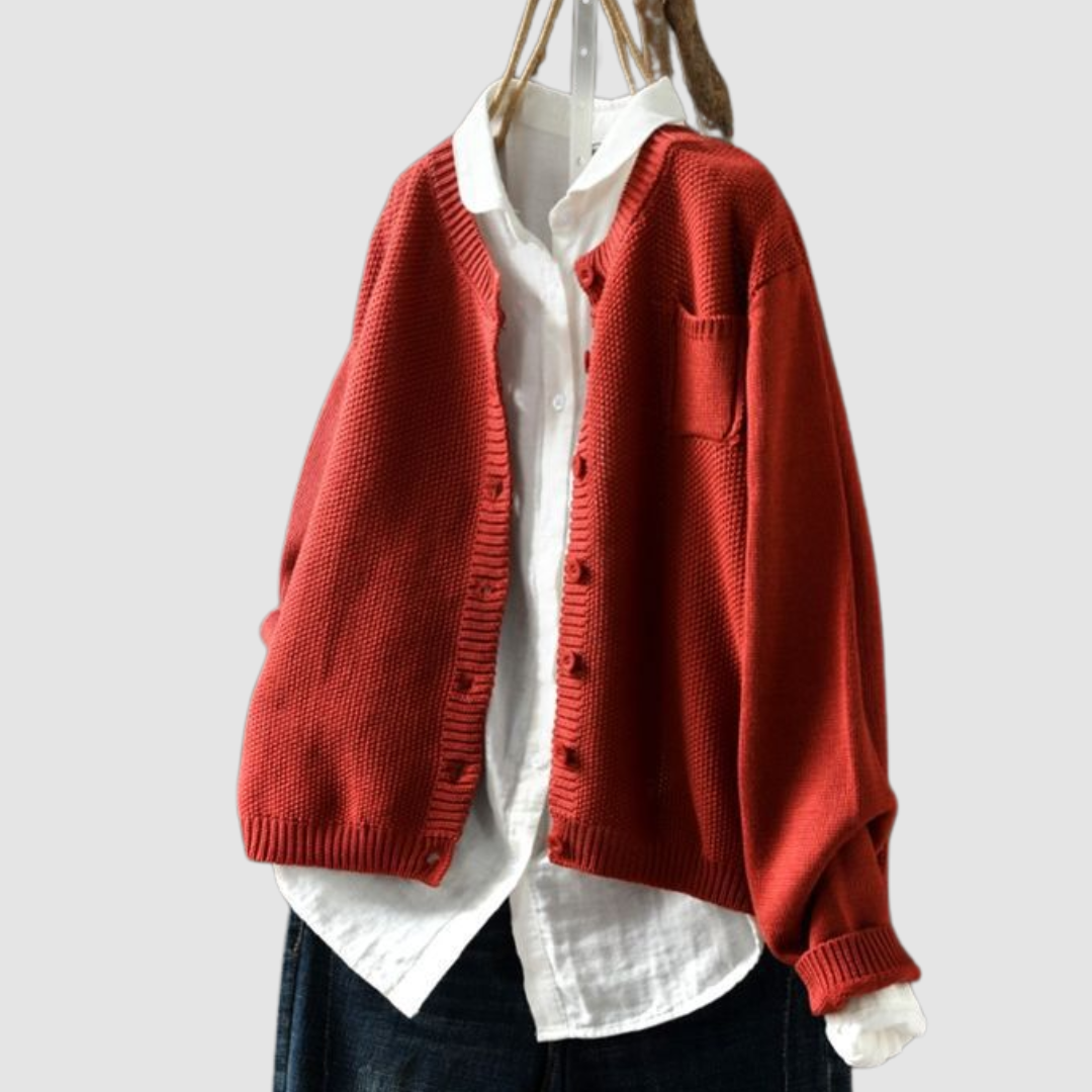 Women's Cozy Knit Cardigan - Soft Warm Everyday Layer
