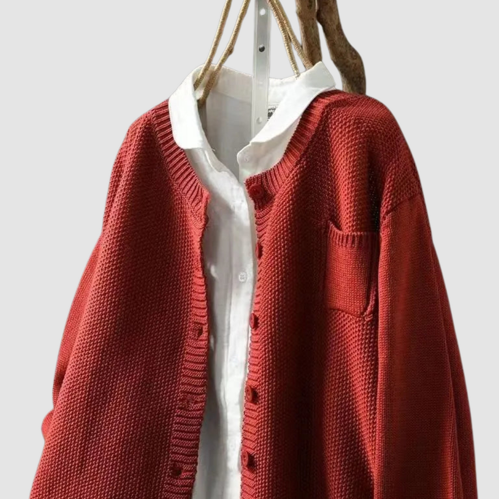 Women's Cozy Knit Cardigan - Soft Warm Everyday Layer
