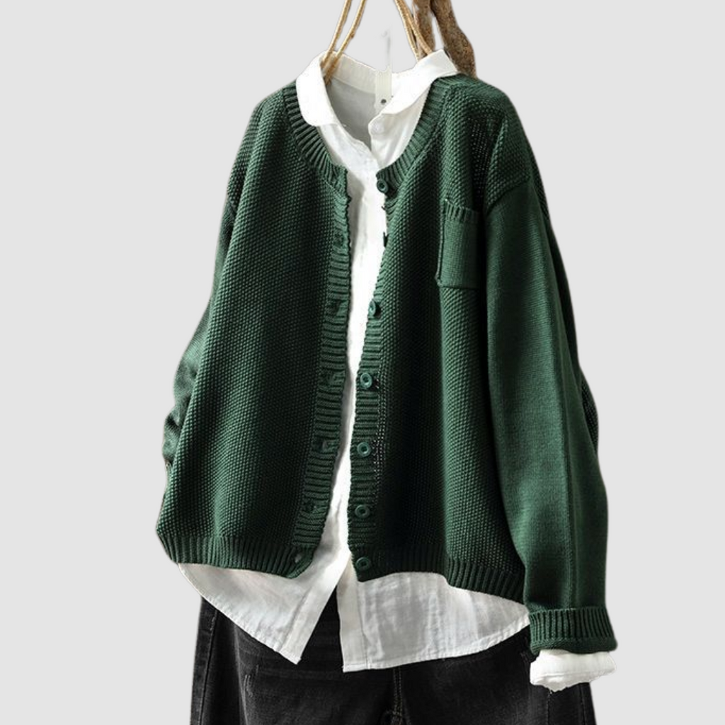 Women's Cozy Knit Cardigan - Soft Warm Everyday Layer