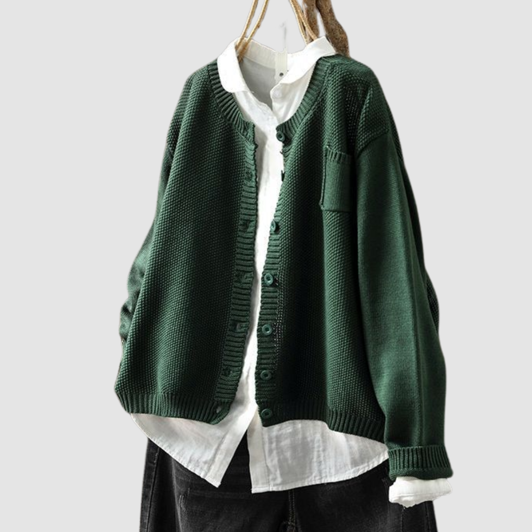 Women's Cozy Knit Cardigan - Soft Warm Everyday Layer