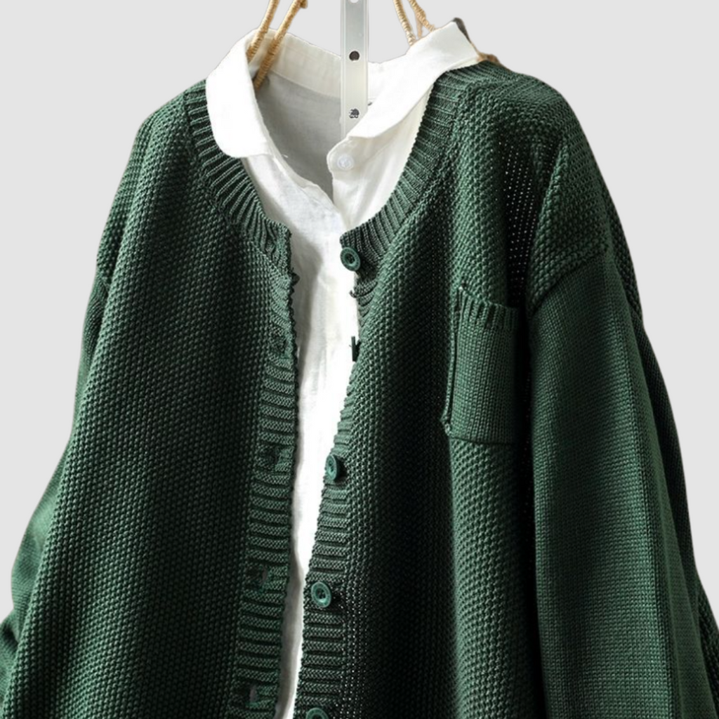 Women's Cozy Knit Cardigan - Soft Warm Everyday Layer
