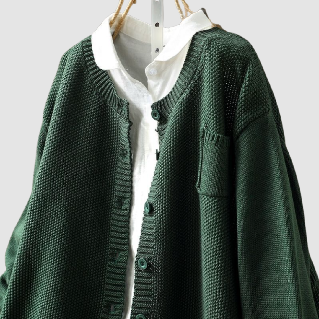 Women's Cozy Knit Cardigan - Soft Warm Everyday Layer