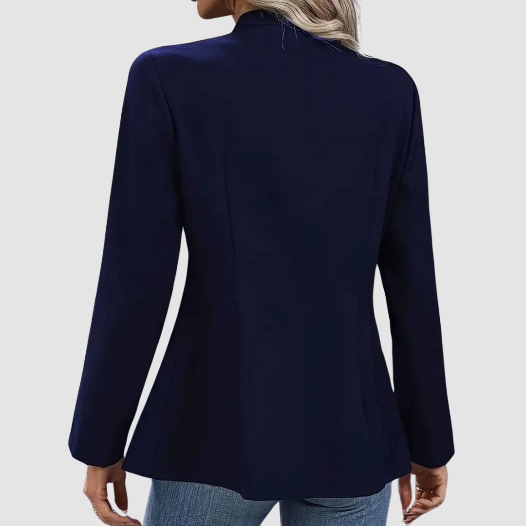 Women's Double-Breasted Blazer - Smart Tailored Everyday Layer