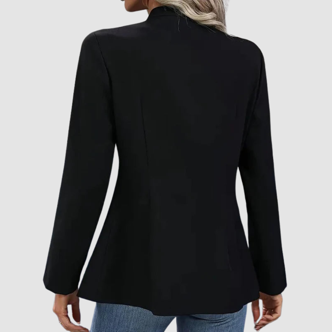 Women's Double-Breasted Blazer - Smart Tailored Everyday Layer