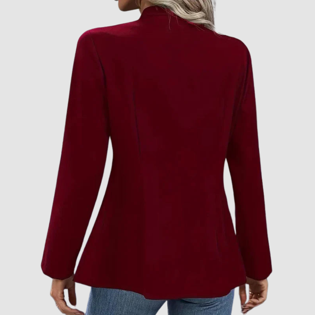 Women's Double-Breasted Blazer - Smart Tailored Everyday Layer