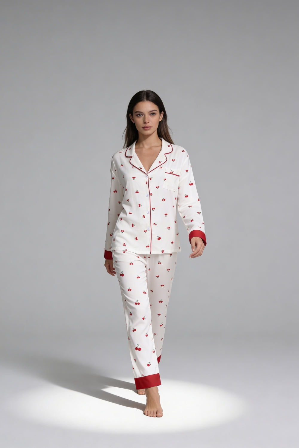 Reah Women’s Long-Sleeved Pajama Set – Cozy Comfortable Sleepwear Style