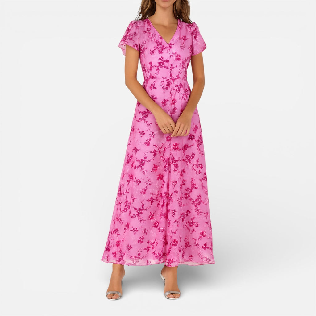 Women’s Timeless Floral Maxi Dress – Elegant Lightweight Summer Dress