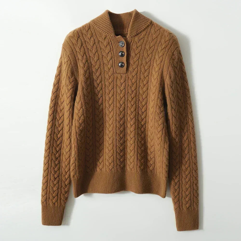 Cashmere Button Cardigan - Soft and Timeless
