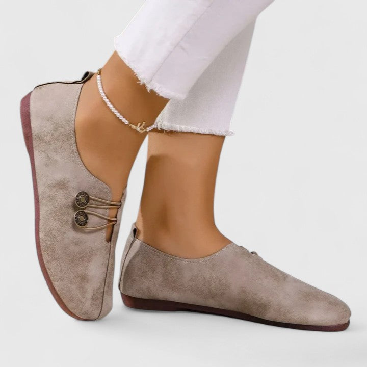 Women's Casual Flat Loafers – Cutout Comfort Slip On Shoes