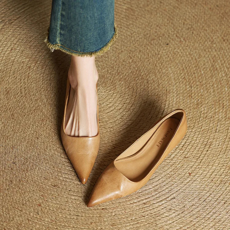 Anok Women’s Genuine Leather Heels – Elegant Comfortable Classic Style