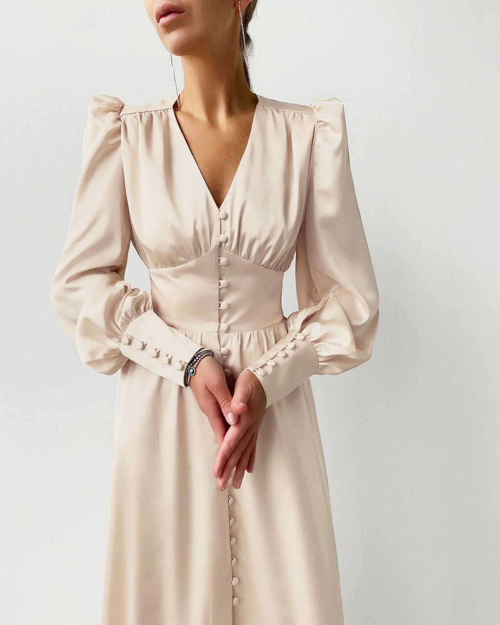 Arya Women’s Satin Dress – Elegant Luxe Party Evening Style
