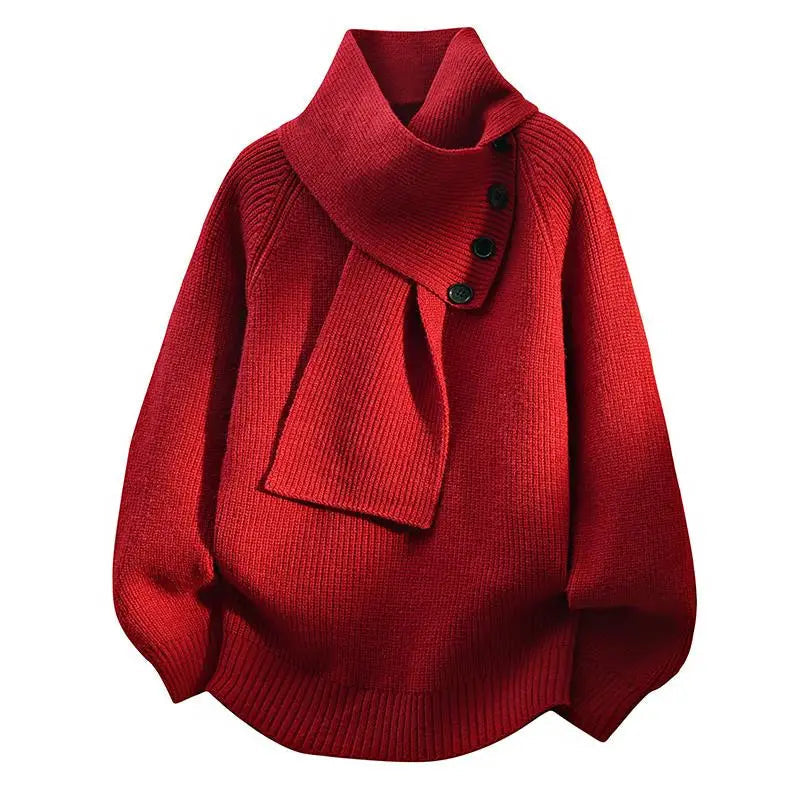 Women's Cozy Knit Sweater - Soft Warm Everyday Layer