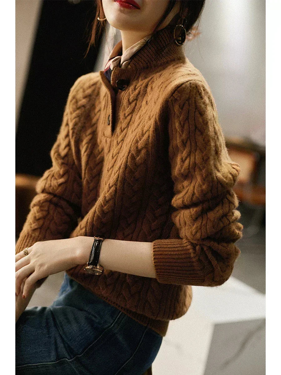 Cashmere Button Cardigan - Soft and Timeless