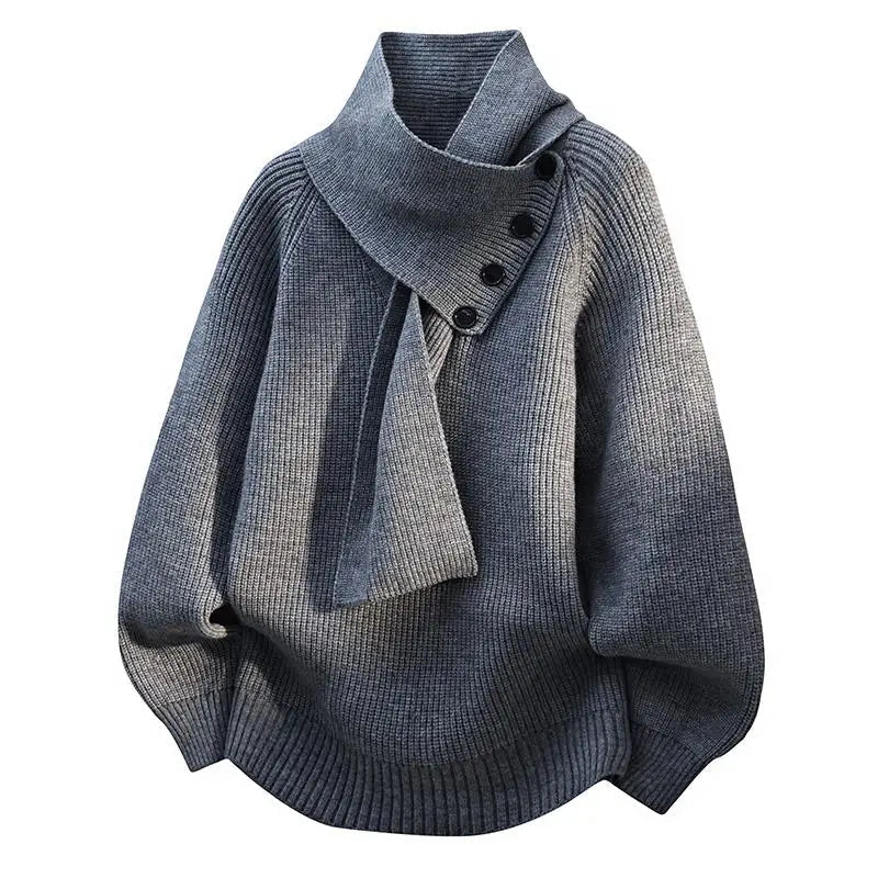 Women's Cozy Knit Sweater - Soft Warm Everyday Layer