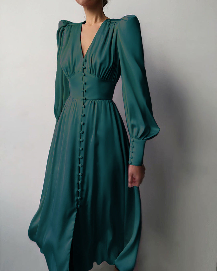 Arya Women’s Satin Dress – Elegant Luxe Party Evening Style