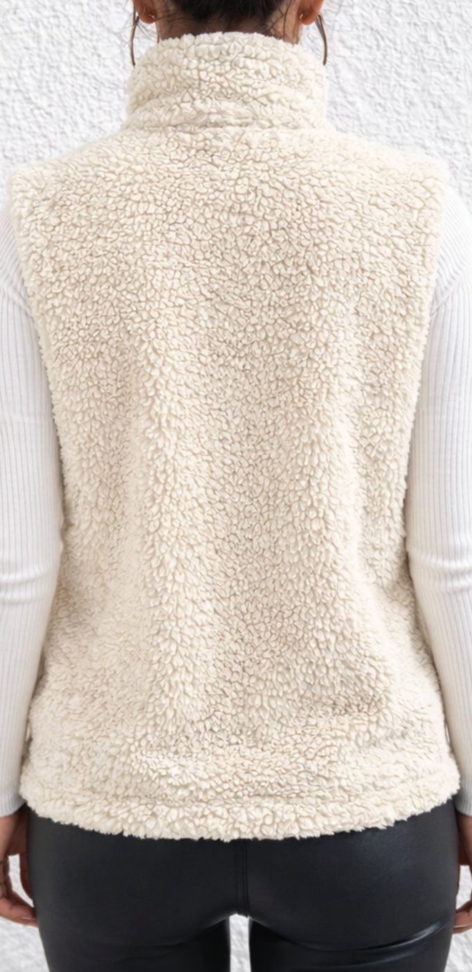 Soft Teddy Gilet - Warm and Cozy