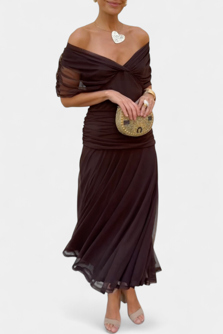 Women's Elegant Dress - Soft Occasion Party Style