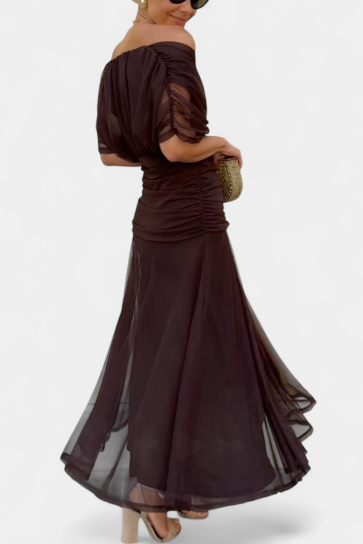 Women's Elegant Dress - Soft Occasion Party Style