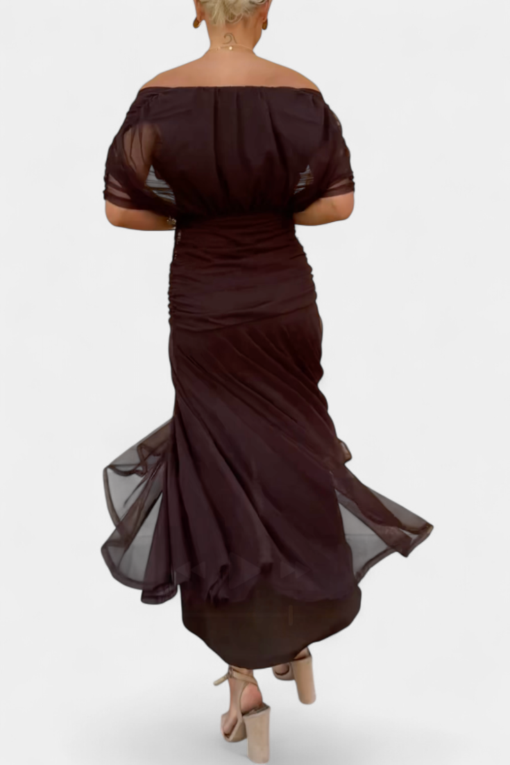 Women's Elegant Dress - Soft Occasion Party Style