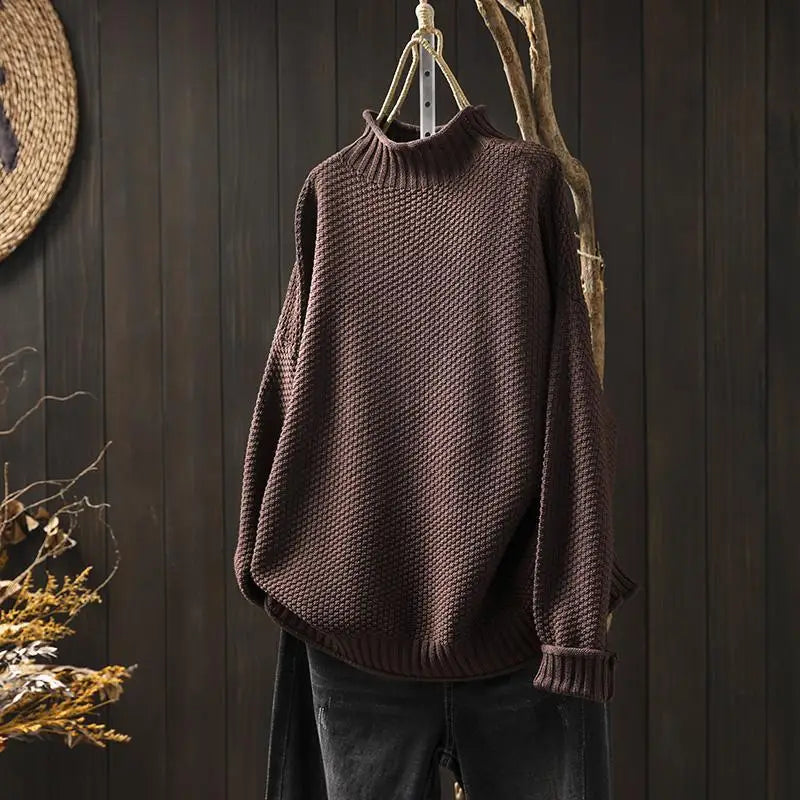 Relaxed Knit Sweater - Soft and Easy