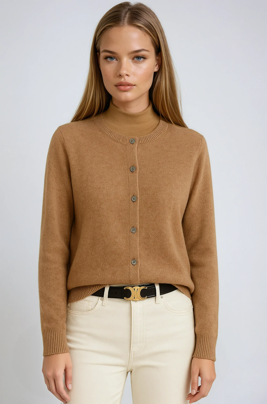 Women’s Soft Button Cardigan – Cozy Stylish Knit Sweater