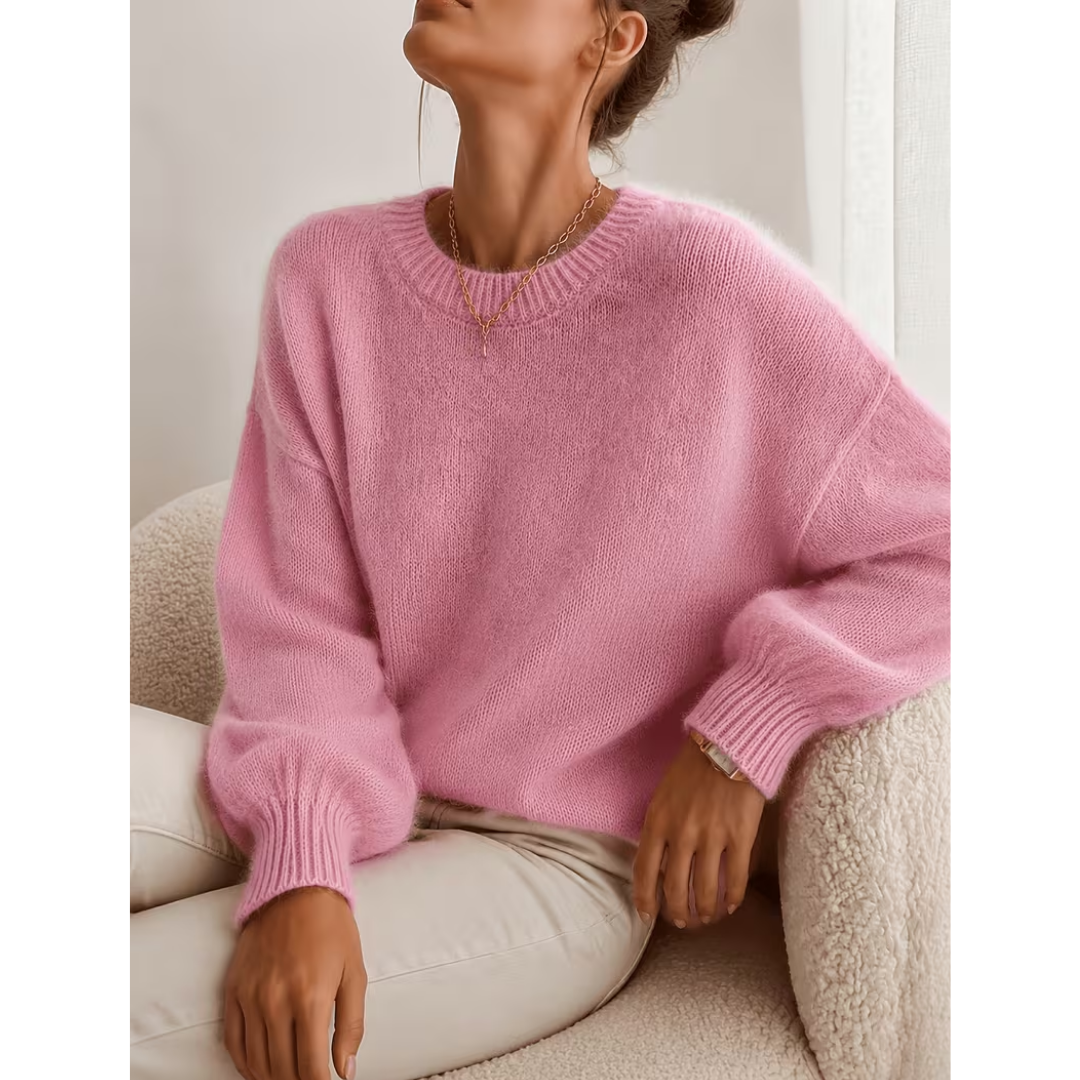 Soft Relaxed-Texture Sweater - Easy and Versatile