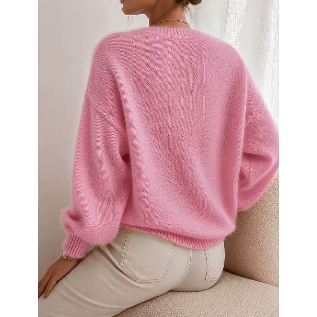 Soft Relaxed-Texture Sweater - Easy and Versatile
