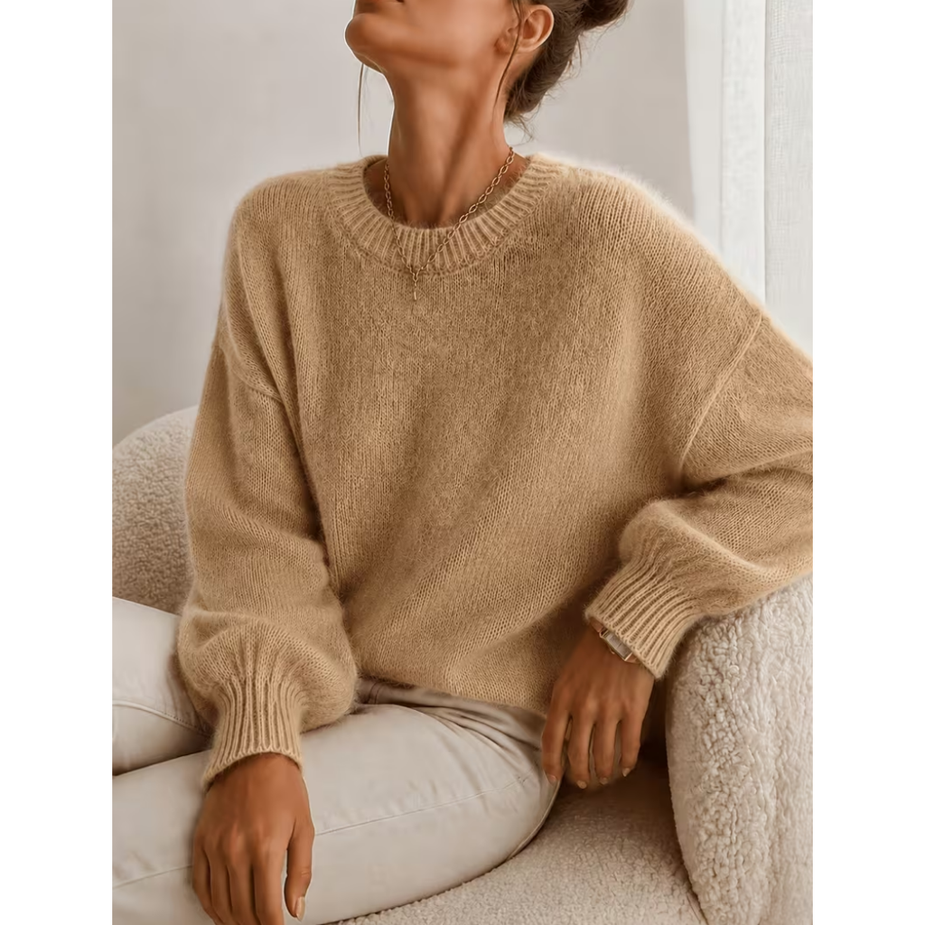 Soft Relaxed-Texture Sweater - Easy and Versatile