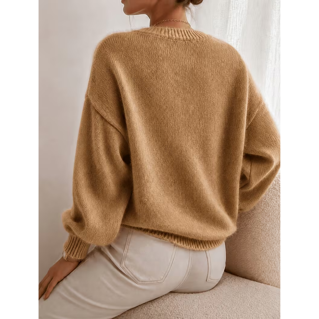 Soft Relaxed-Texture Sweater - Easy and Versatile