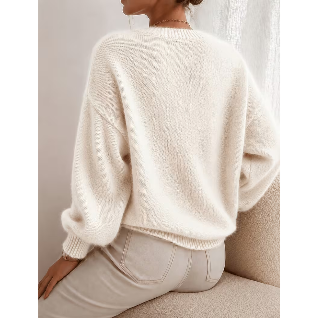 Soft Relaxed-Texture Sweater - Easy and Versatile