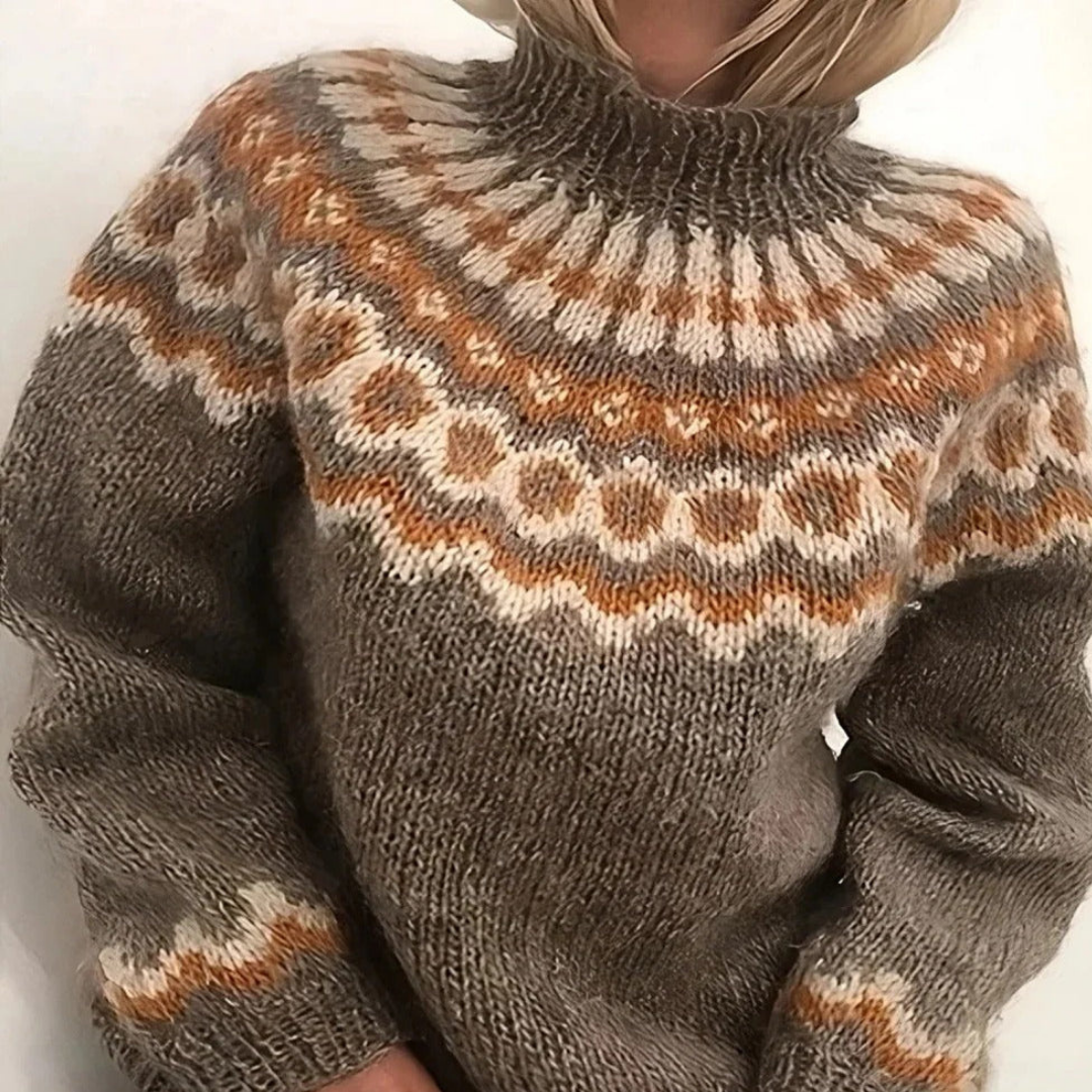 Nordic Turtleneck Wool Sweater - Warm and Soft