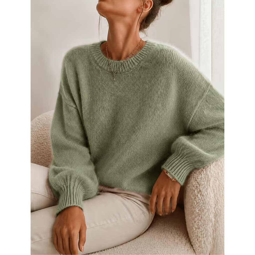 Soft Relaxed-Texture Sweater - Easy and Versatile