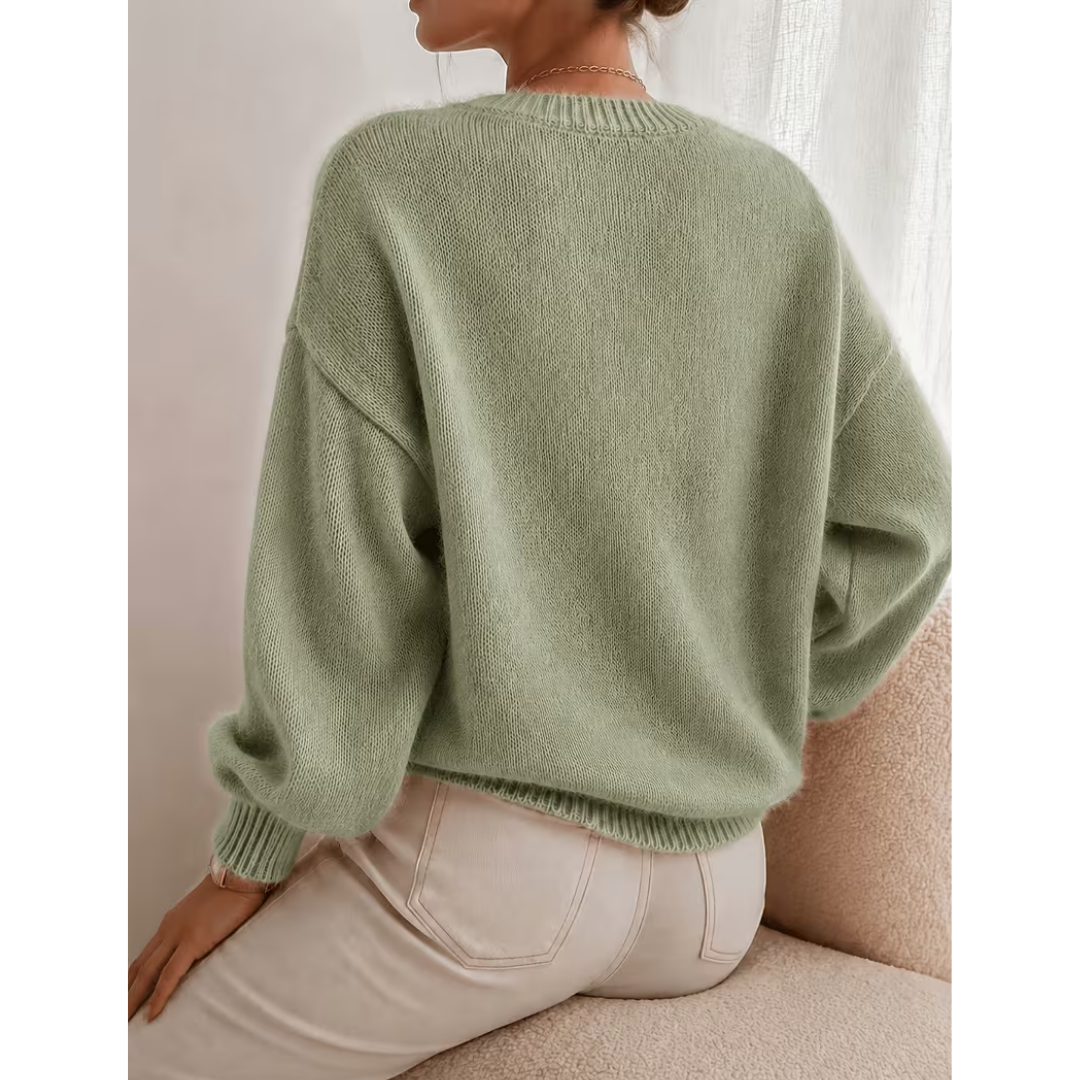 Soft Relaxed-Texture Sweater - Easy and Versatile
