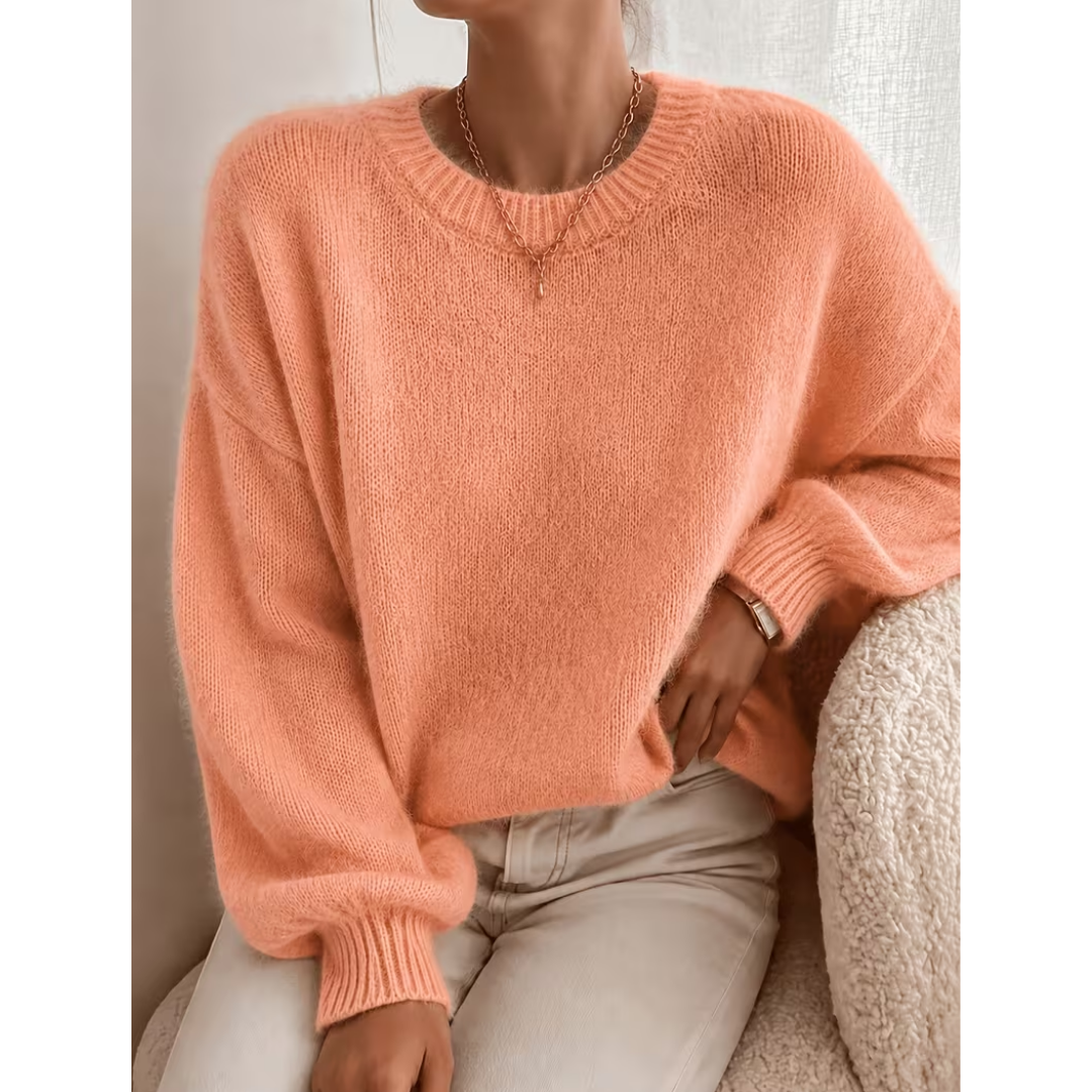 Soft Relaxed-Texture Sweater - Easy and Versatile