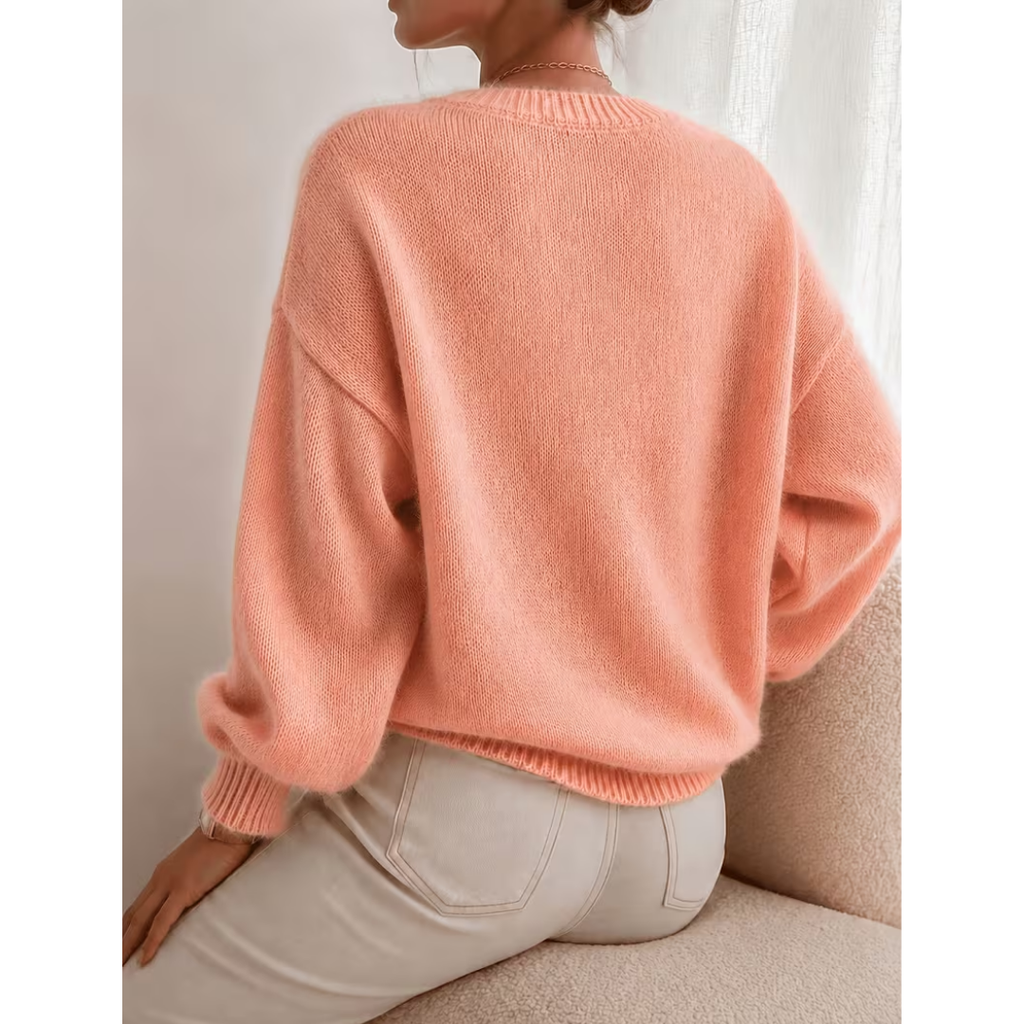 Soft Relaxed-Texture Sweater - Easy and Versatile