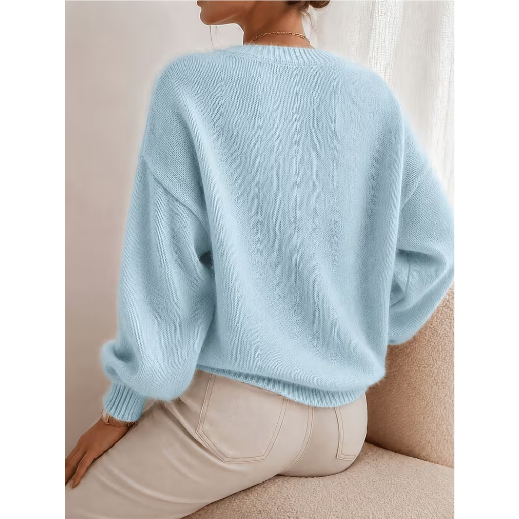 Soft Relaxed-Texture Sweater - Easy and Versatile