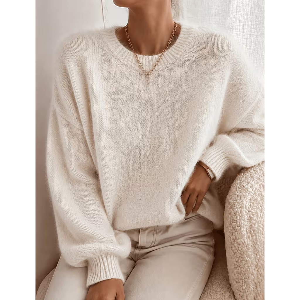Soft Relaxed-Texture Sweater - Easy and Versatile