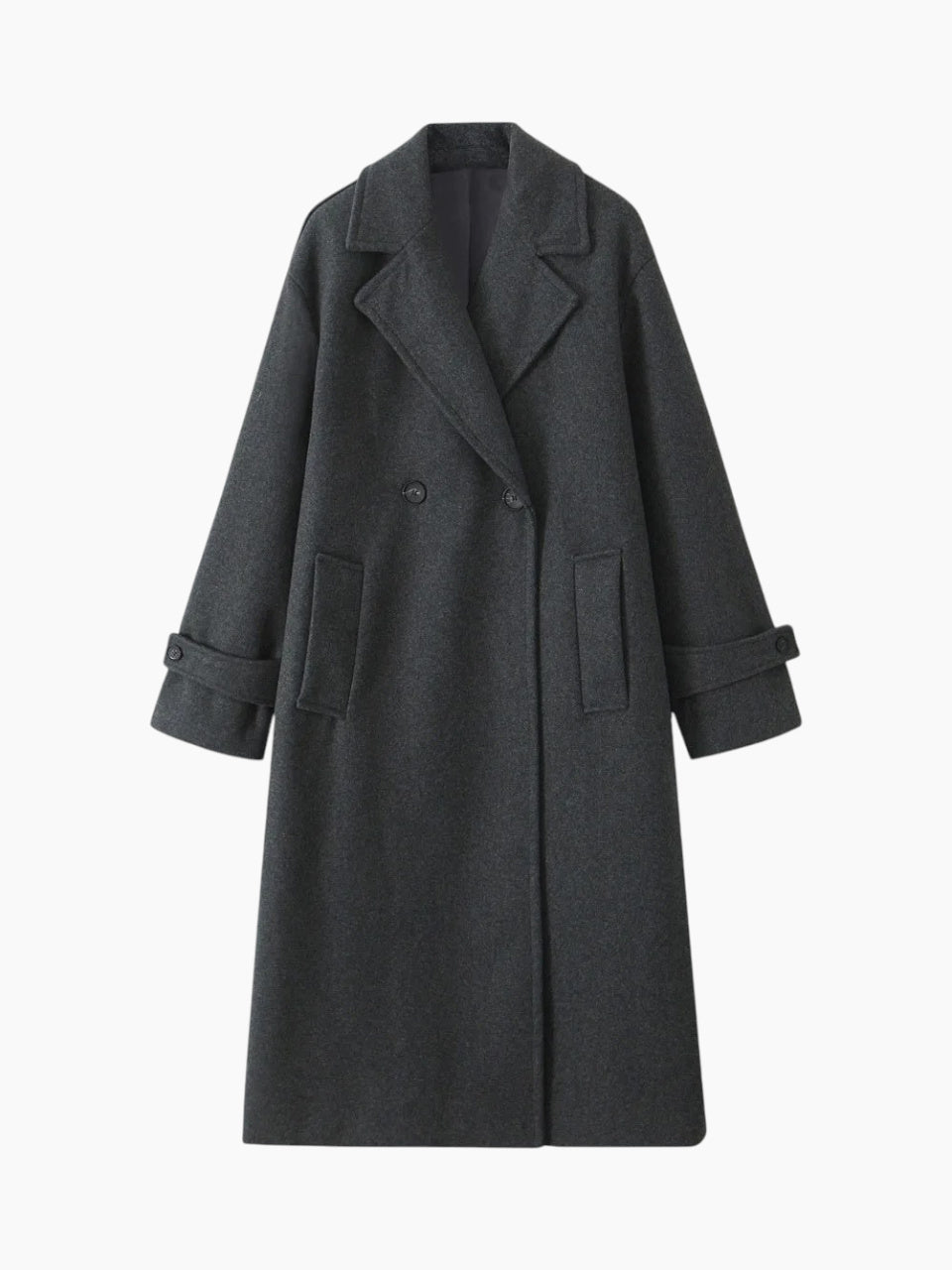 Women's Double Breasted Trench Coat - Windproof Elegant Outer Layer