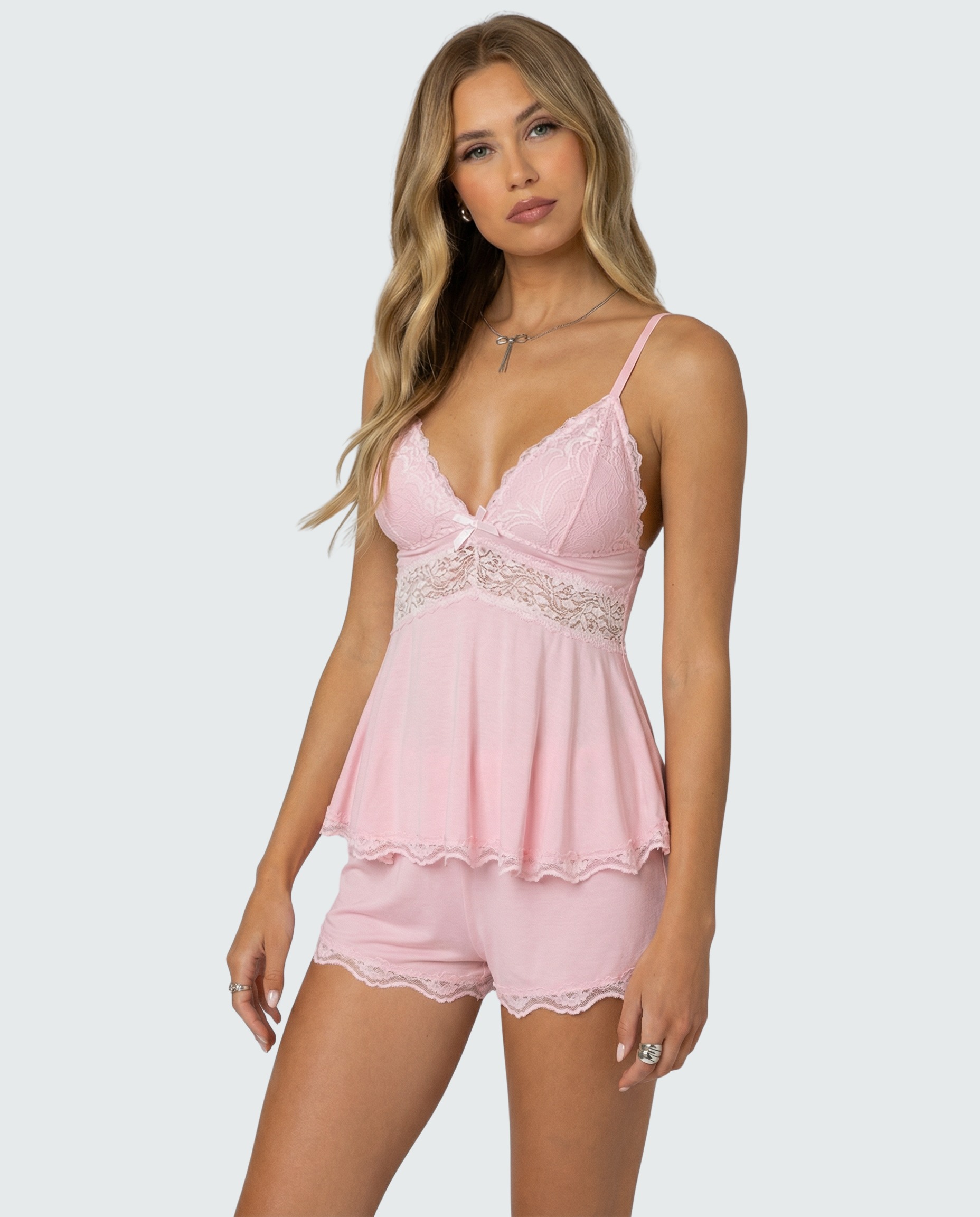 Midnight Kiss Women’s Lace Set – Elegant Romantic Party Nightwear Style