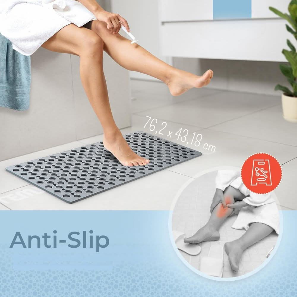 Luxury non-slip shower mat - Hygienic & safe for every bathroom
