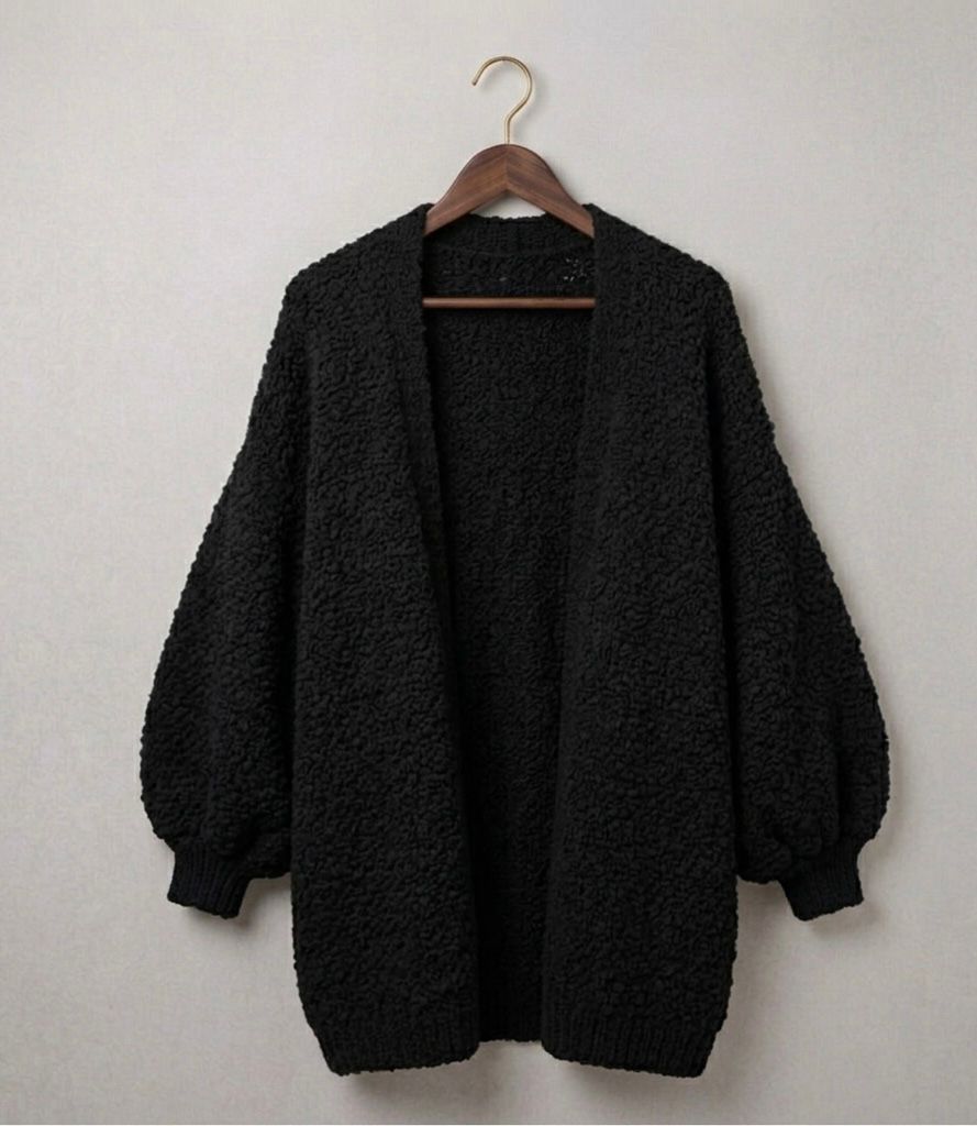Oversized Knit Cardigan - Soft and Relaxed