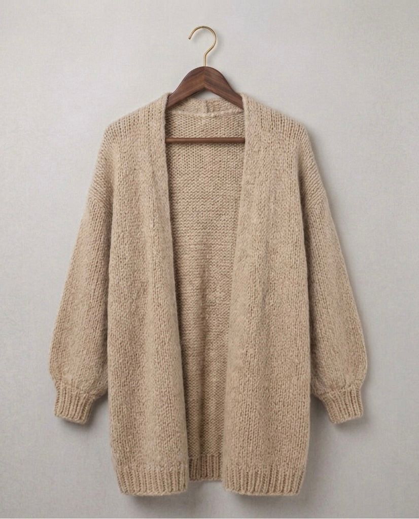 Oversized Knit Cardigan - Soft and Relaxed
