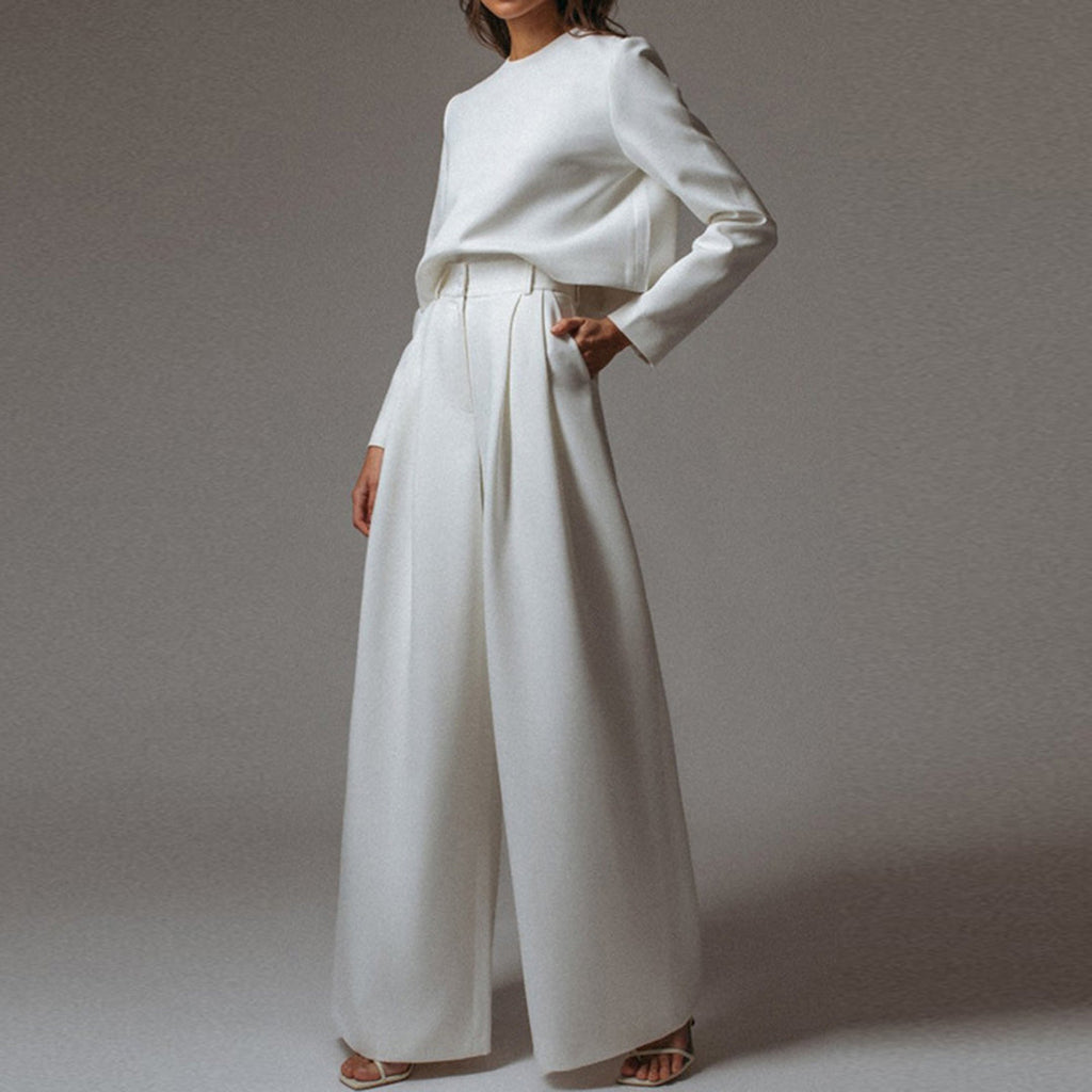 Women’s Elegant Two-Piece Palazzo Set – Relaxed Fit Stylish Outfit