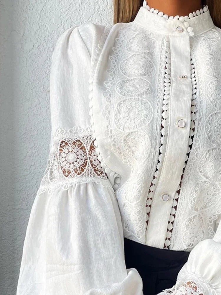 Yori Fashion Women’s Lace Blouse – Elegant Stylish Top