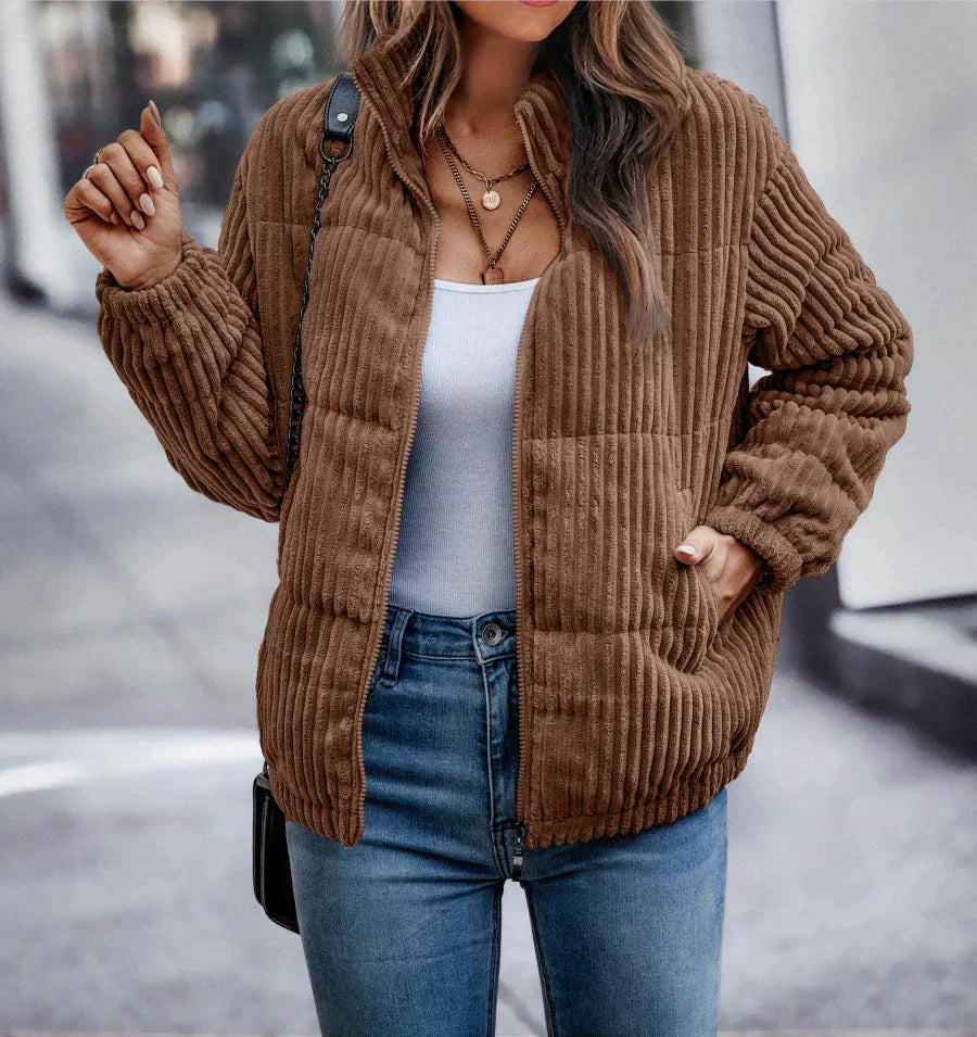 Soft Corduroy Jacket - Cozy and Casual
